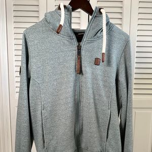 Naketano Hoodie [Full-Zip, Green, Medium (M)]